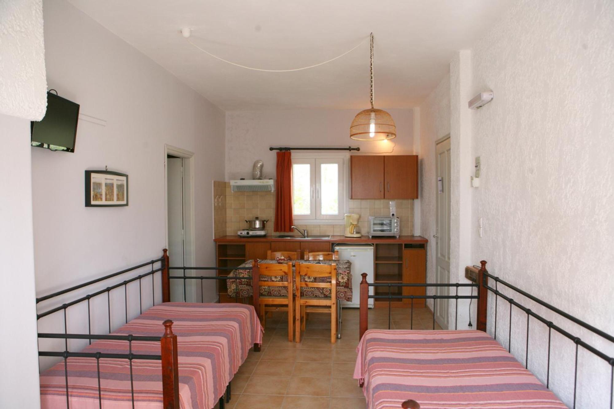 9 Musses Hotel Apartments Skala Mistegnon Номер фото